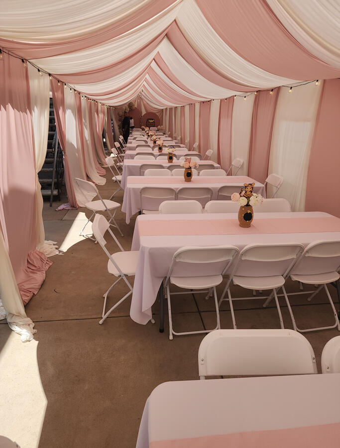 Tent/Drape/Tables&amp;Chairs